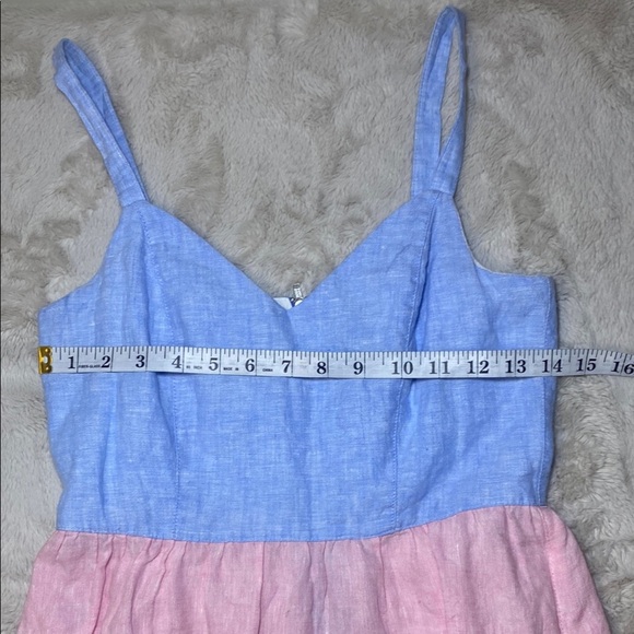 Cynthia Rowley Pastel Blue and Pink Mini Dress NWOT - Picture 4 of 11